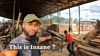 Inside a Sawmill in Nigeria