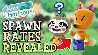 Animal Crossing New Horizons SPECIAL CHARACTER SPAWN RATES REVEALED (plus Redds Art Spawn Rates)