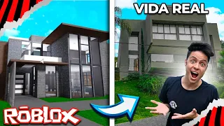 MINHA CASA NO ROBLOX! (FICOU IDÊNTICO)