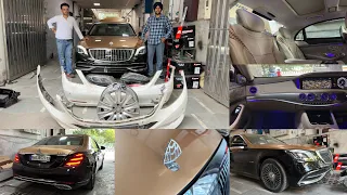 Mercedes S Class Convented To MAYBACH Dual Tone | Mercedes S Class Modification | New Maybach 2023