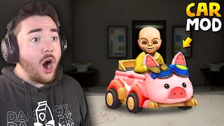 BABY CAR MOD!!! | The Baby In Yellow Gameplay (Mods)