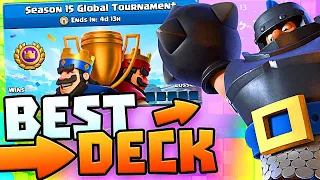 Best DECK for global tournament? // Clash Royale