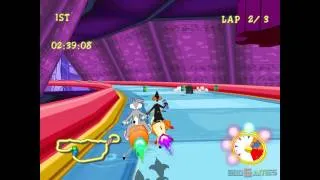 Looney Tunes Space Race - Gameplay Dreamcast HD 720P