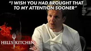 Chef Robert Has An Emotional Chat With Gordon Ramsay | Hell's Kitchen