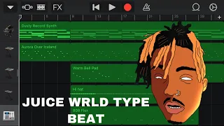 How to make a JUICE WRLD type beat on GarageBand iOS (Smooth Trap Tutorial)