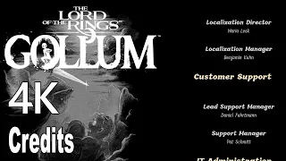 The Lord of the Rings Gollum Credits 4K