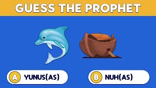 Guess The Prophet By Emoji | ISLAMIC QUIZ CHALLENGE (no music) - Muslim Quiz World - Prophet Quiz