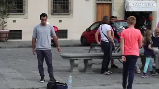 street musicians in Florence.