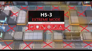 [Arknights] H5-3 Extreme Mode