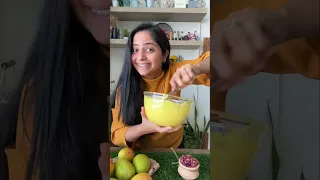 Mango Bhapa Doi with just 3 Simple Ingredients. No Oven, No eggs. Quick Steamed Indian Mithai