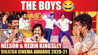 Redin Kingsley -ய🤩 எங்கிருந்து கண்டுபுடிச்சீங்க😂?! | Nelson | Don't Miss the Dance🔥 | Vikatan Awards