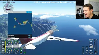 747 THROUGH SOME ISLANDS LOL - Crasy MSFS2020