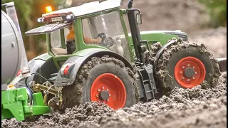 RC Tractors scale mix! RC Farming! Sprinkling! Tractor stuck! Awesome modified R/C Tractors!
