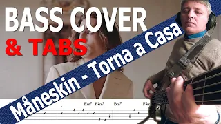 Måneskin - Torna a Casa (Bass Cover) + TABS