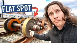 How to FIX a TRAIN WHEEL - VIA Rail Maintenance Tour