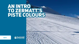 An introduction to Zermatt's piste colours