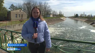 Северо-Крымский канал наполняется днепровской водой
