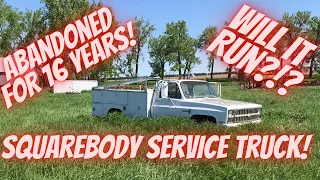 1981 Chevrolet Dually! Abandoned for 16 years! C30 Squarebody Service Truck!