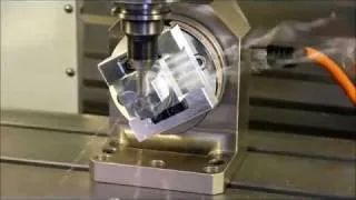 KME CNC Indexer Demo- 4 Axis Machining and Turn Milling on a VMC