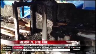 Andy Lopez Memorial Damaged in Fire