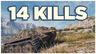 E 25 • 14 KILLS per Battle • Raseiniai Heroes' Medal • WoT Gameplay