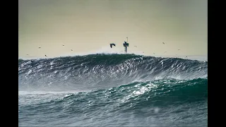 Seal Beach Friday 13th 2023 BIGGest surf in years RAW