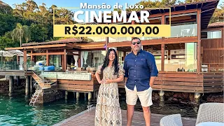 MANSÃO CINEMAR: A MAGNÍFICA JÓIA DE ANGRA DOS REIS -  COSTA VERDE -  A PINNACLE LUXUOSA BRASILEIRA.