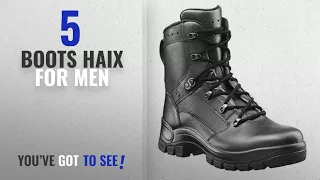 Top 10 Boots Haix [ Winter 2018 ]: HAIX Men's Airpower P7 High Top Boot, Black, 5 206215-5W