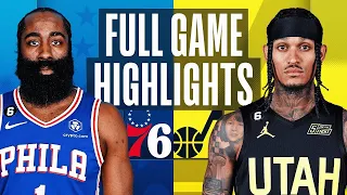 Utah Jazz vs. Philadelphia 76ers Full Game Highlights | Jan 14 | 2023 NBA Season