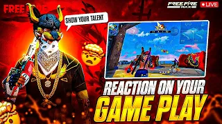 Reaction on your gameplay - Guild trails - 4vs4 - Free Fire live Telugu - Ff Live Telugu