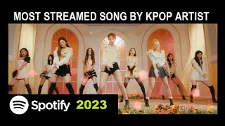 [TOP40] MOST STREAMED SONGS BY KPOP ARTIST on Spotify 2023 (Released at any time )