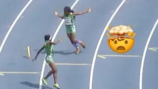 INSANE Finish In 8-Year-Old 4x1 Relay 😱