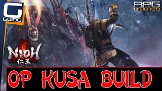 NIOH - OP KUSARIGAMA EARLY GAME BUILD