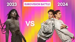 Eurovision Battle - 2023 VS 2024 (By Country)