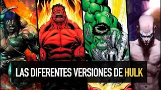 Las diferentes versiones de Hulk - The Top Comics