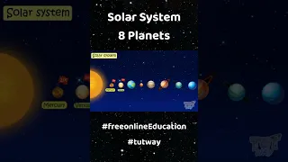 Solar System | 8 Planets    Follow Us #shorts #freeonlineEducation #tutway