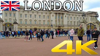 London Spring Walk | Green Park, Bond Street, Oxford Street, Piccadilly Circus, Regent Street | 4K