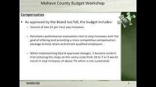 Board of Supervisors Budget Workshop - 05/19/2022