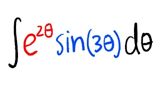 Integral of e^(2x)sin(3x), DI method, integration by parts