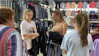 VLOG: По Магазинам вместе с Мамой 💕 Школьный шоппинг 🛍️ Выбираем одежду для школы / Влог