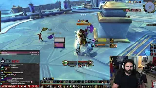 sodapoppin vs. esfand wow 2v2 pvp shadowlands arena