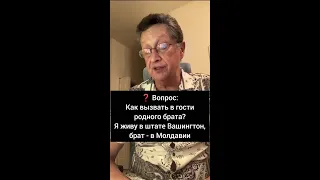 Как родной брат может приехать в США в гости