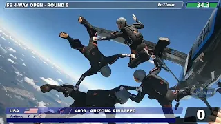 2023 Open 4-way Formation Skydiving Team: Arizona Airspeed