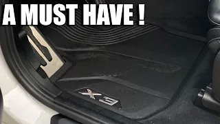 EVERYONE SHOULD DO THIS MOD! THE BEST FLOOR MATS FOR THE BMW X3 (G01)