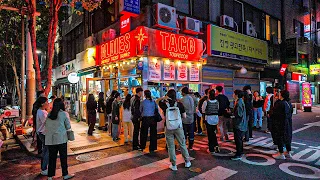 Seoul Nightlife | Gwangjang Market, Euljiro Bar Alley and Myeongdong Street | Korea Tour 4K HDR