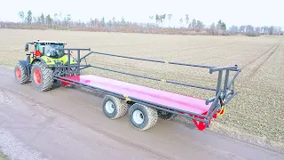 MetaBale | Higher loads in Metsjö’s new bale trailer | Hydraulic suspension | Hydraulic safety locks