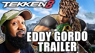 Tekken 8 EDDY GORDO Trailer! AMAZING 1st DLC Character!