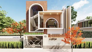 30x55 Duplex House design | Modern Interior design | Duplex house elevation design