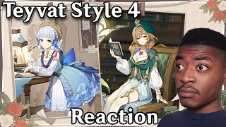 Reaction to Outfit Teaser Teyvat Style – Flowers Between Pages