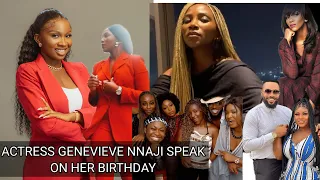 Celebrity Celebrate ÂÇTRESS Genevieve Nnaji 44 birthday as she Return to cut her Cake